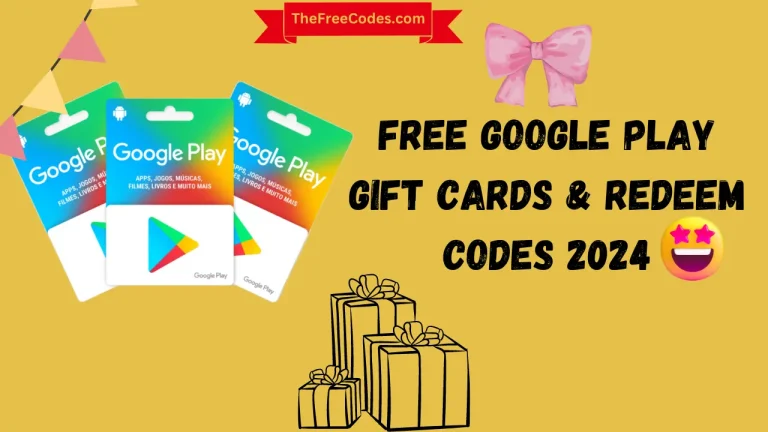 Free Google Play Gift Cards