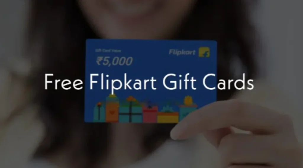 How to Redeem Free Flipkart Gift Cards